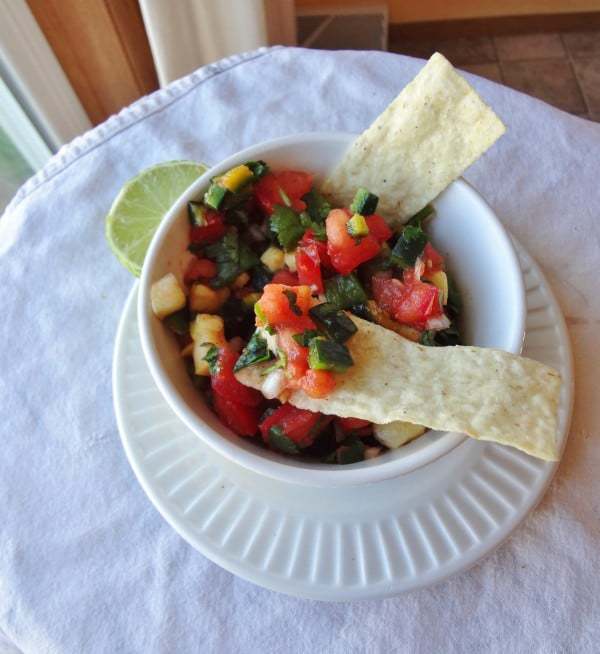 Fresh Poblano Salsa • The Fit Cookie