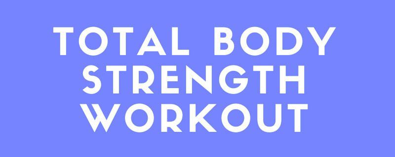 Get stronger while maximizing your time in the gym with supersets in this Total body strength workout perfect for hitting every muscle!