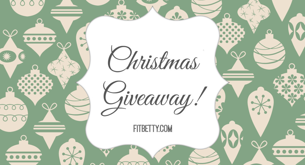 Upcoming Christmas Giveaway - FitBetty.com