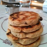 A stack of gluten-free welsh cakes.