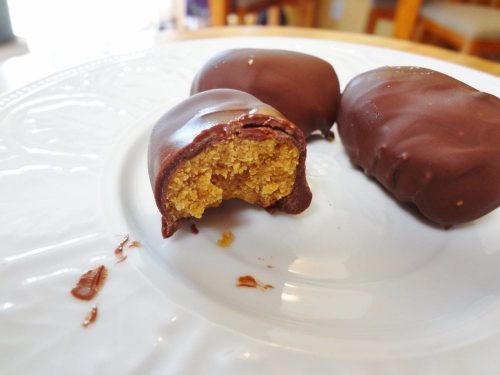 Chocolate-Dipped Sunbutter Easter Eggs 