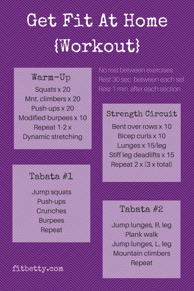 Got some dumbbells? Do this at-home workout and get both your strength and cardio in 30-40 minutes! @thefitcookie #fitfluential 