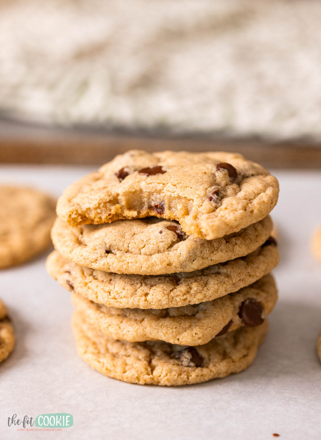 Soft Gluten Free Chocolate Chip Cookies (Dairy Free) • The Fit Cookie