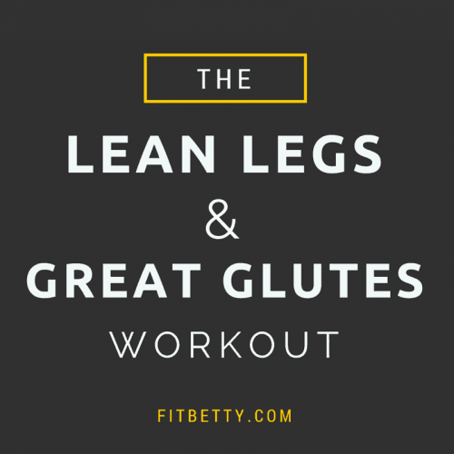 Shake up your workout routine with this simple but effective Lean Legs and Great Glutes workout! Do this workout a couple times a week for great results - @TheFitCookie #workout #fitness