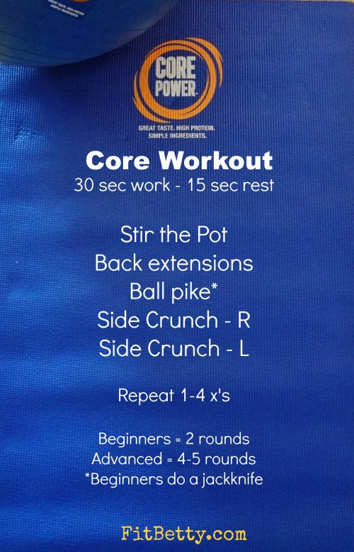 Work your core from all sides and improve your balance a bit with this Exercise Ball Core Workout that you can do almost anywhere - @TheFitCookie #fitness #workout