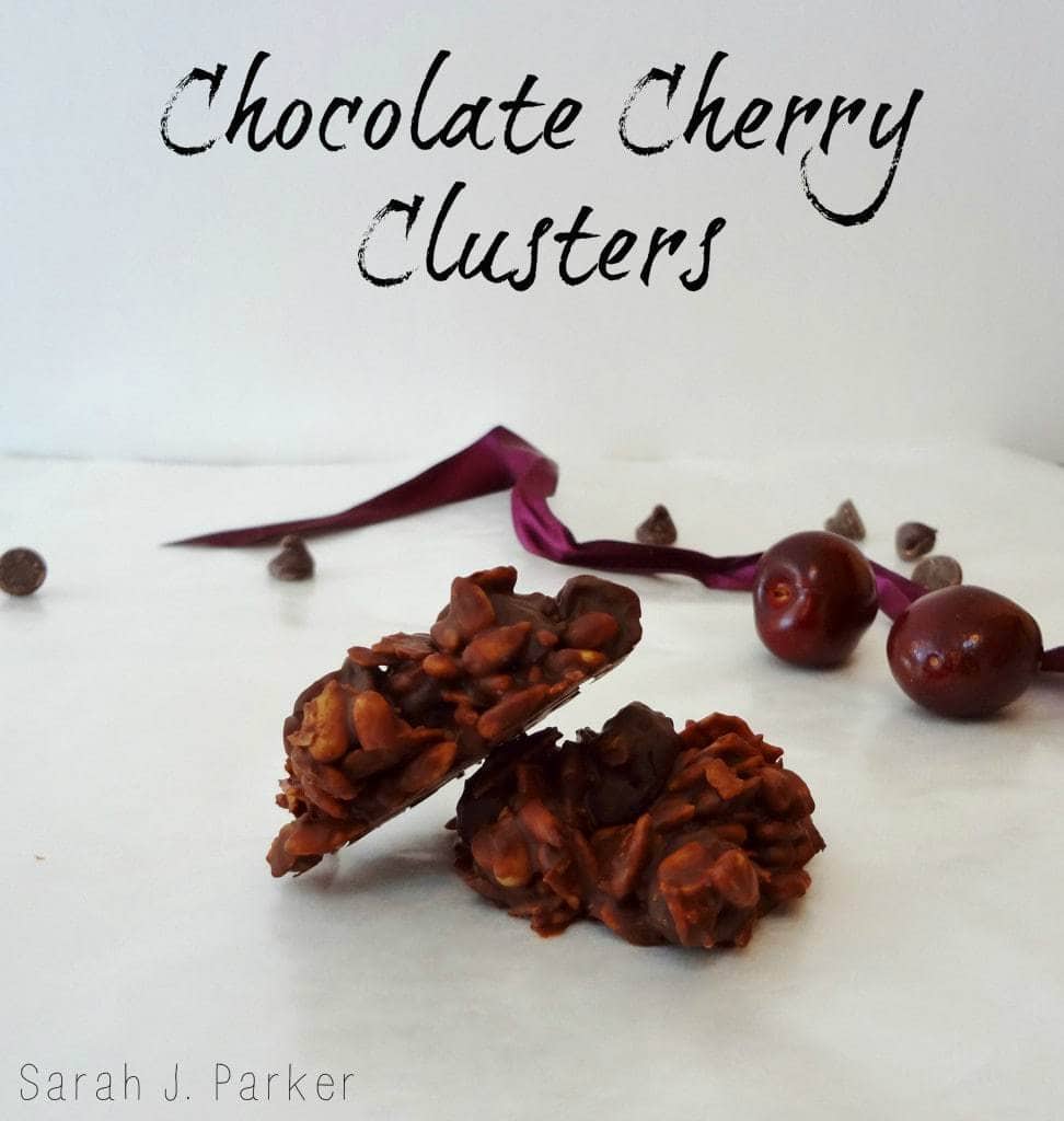 Chocolate Cherry Clusters - TheFitCookie.com