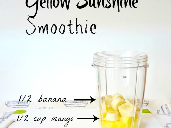 Image for Drink the Rainbow: Yellow Sunshine Smoothie