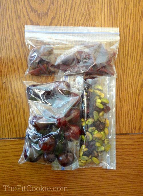 Healthy Travel Snack Packs {with Blue Diamond Almonds} - TheFitCookie.com @BlueDiamond #travel #snacks