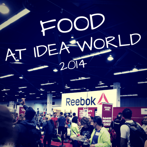 Food at IDEA World! - TheFitCookie.com #IDEAWorld #food 
