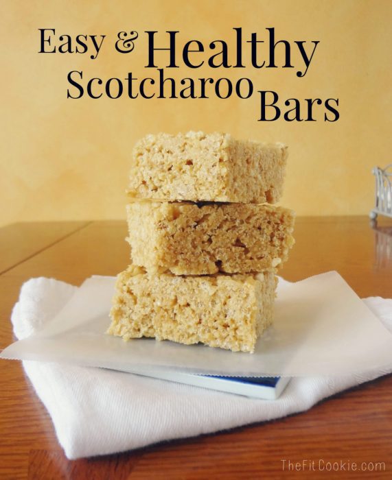 Indulge your sweet tooth a bit healthier with these easy to make Dairy Free Scotcharoos - they're also gluten free and peanut free! - @TheFitCookie #dairyfree #glutenfree #peanutfree