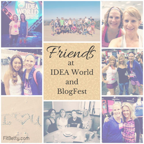Friends at IDEA World & BlogFest - @Fit_Betty #IDEAworld #BlogFest
