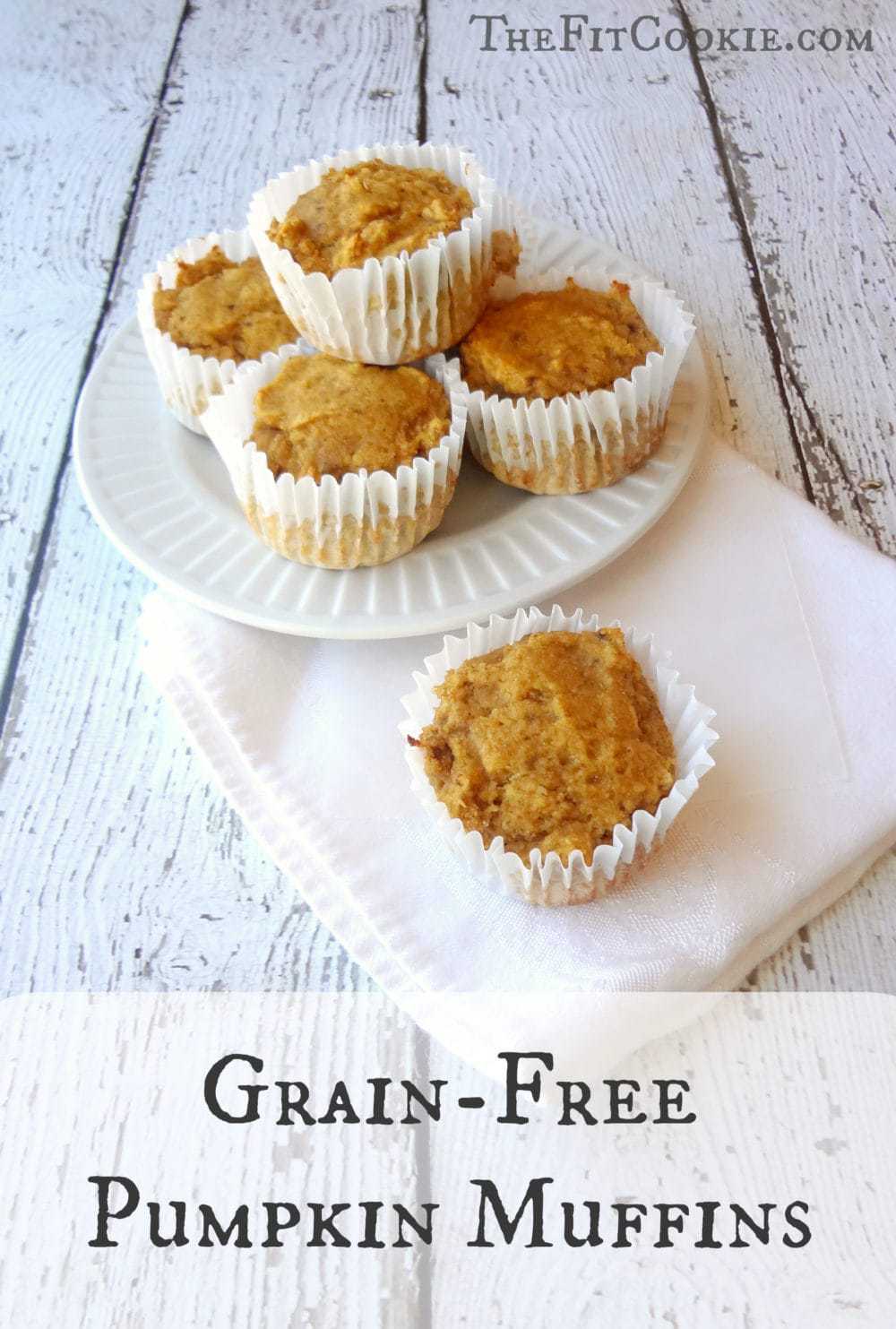 Easy Paleo Pumpkin Muffins (Egg Free) • The Fit Cookie