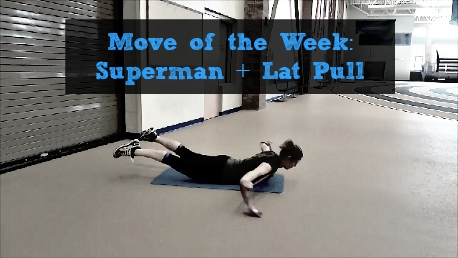 Move of the Week: Superman + Lat Pull Exercise - @Fit_Betty #exercise #fitness #strengthtraining