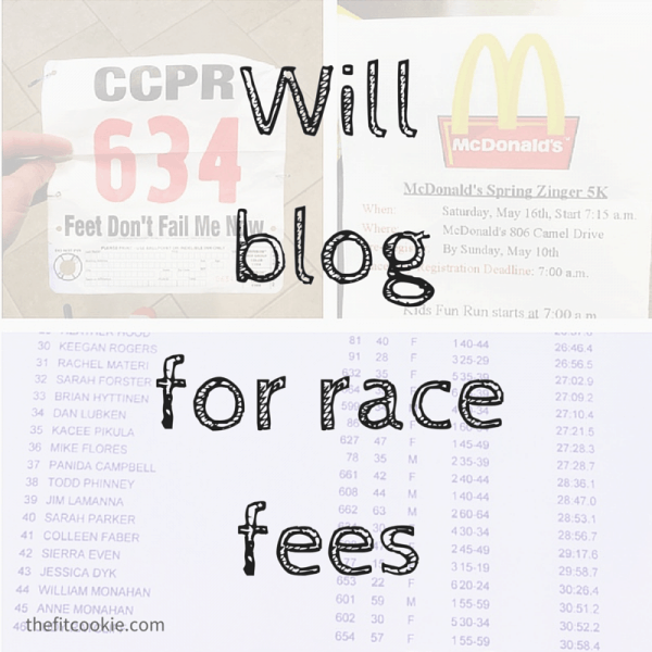 will blog for race fees - The Fit Life: News and New things #7 (and giveaway!) #fitness #race #blogging
