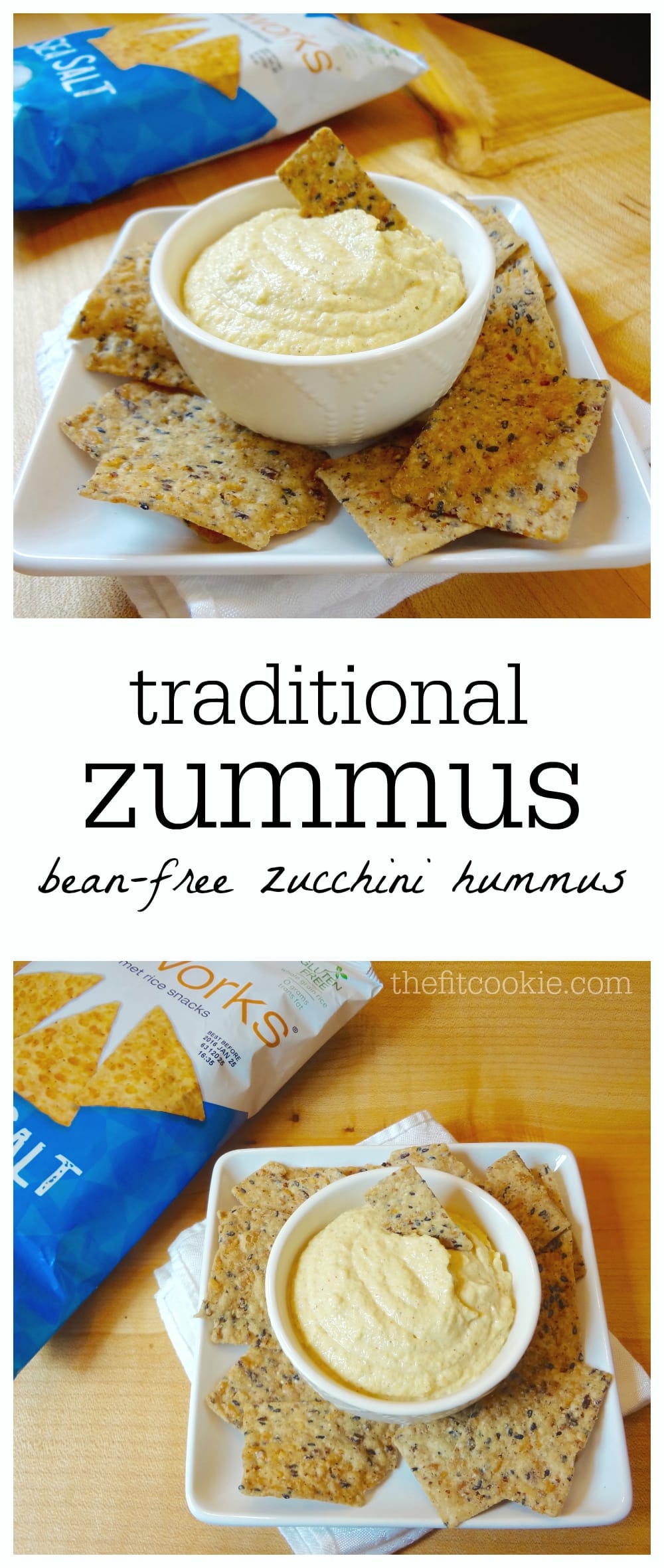 Traditional Zummus (Zucchini Hummus) recipe - {AD} @Walmart #gfwalmart @Riceworks #glutenfree #vegan #allergyfriendly #recipe 