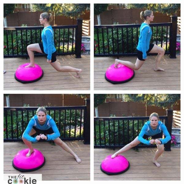 7 BOSU Balance Moves to Wake Up Your Workout #ad @BOSUfitness @FitApproach #BOSUstrong #sweatpink #fitness 