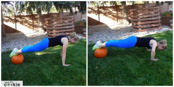 Fun Fall Pumpkin Workout - #ad @Flonase @TheFitCookie #workout #fall #fitness #exercise 
