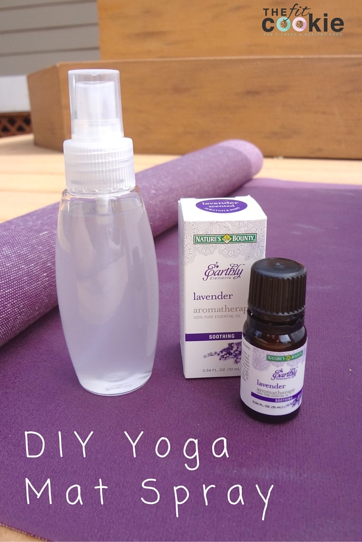 DIY Calming Yoga Mat Spray - {AD} @TheFitCookie @NaturesBounty #DIY #yoga #wellness