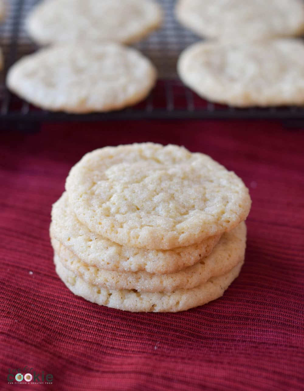 These No-Chill Vegan Sugar Cookies are the perfect treat for parties or school treats! They are easy to make (no more chilling dough!) and have no eggs, dairy, soy, tree nuts, peanuts, or coconut - @TheFitCookie #cookies #vegan #nutfree
