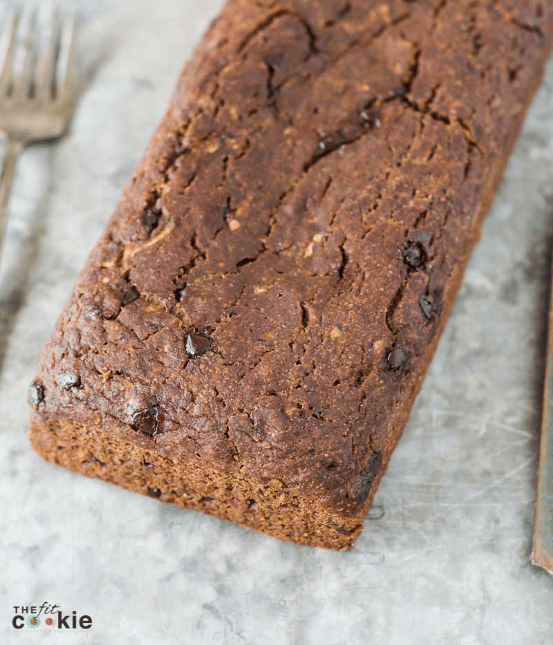 Gluten Free Chocolate Zucchini Bread (Vegan) • The Fit Cookie