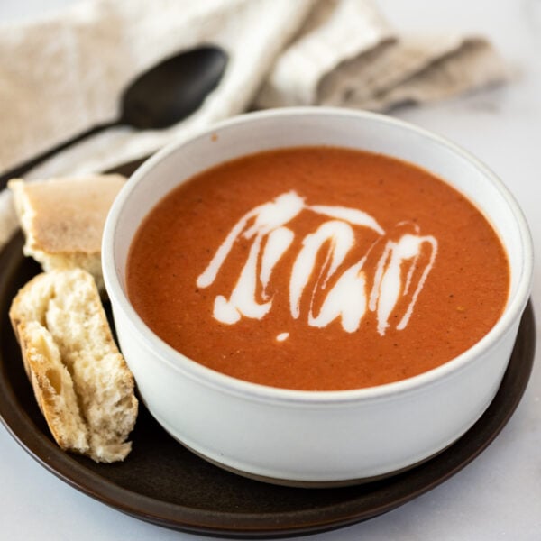 Dairy Free Creamy Tomato Soup (Paleo) • The Fit Cookie