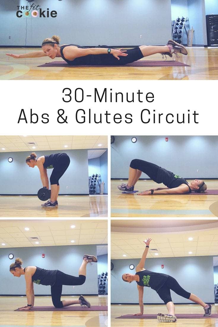 30-Minute Abs and Glutes Circuit - @thefitcookie #workout #fitness #fitfluential #sweatpink 