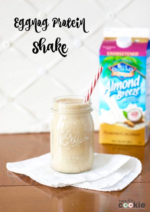 Vegan Eggnog Protein Shake (Gluten Free) • The Fit Cookie