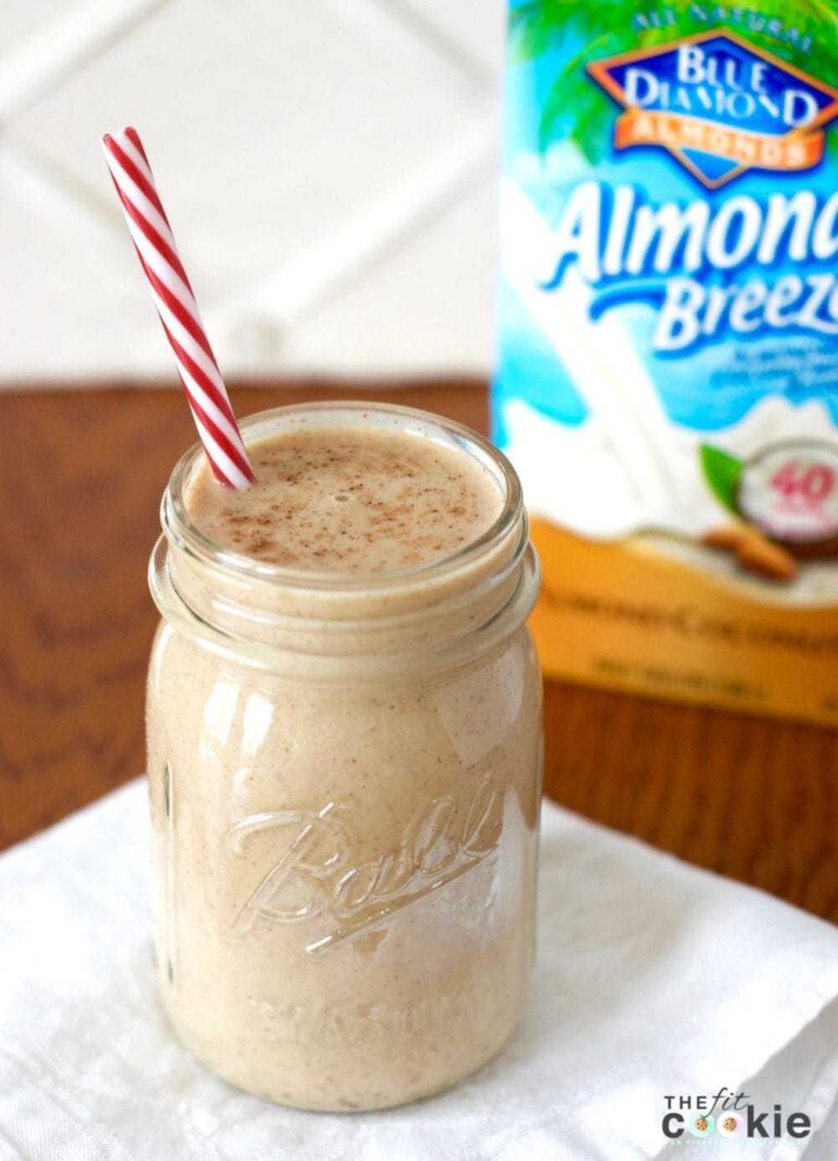 Vegan Eggnog Protein Shake (Gluten Free) • The Fit Cookie
