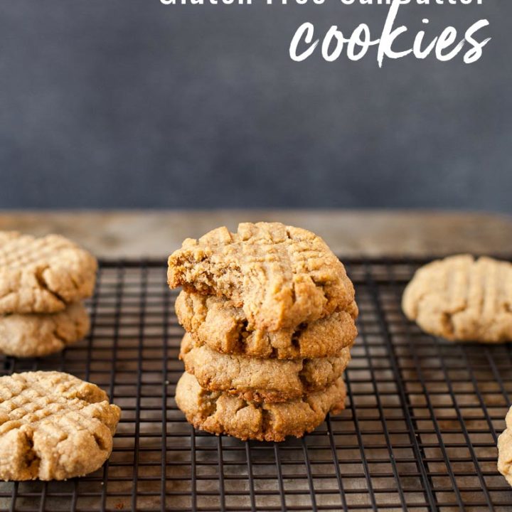 Gluten Free SunButter Cookies (Vegan) • The Fit Cookie