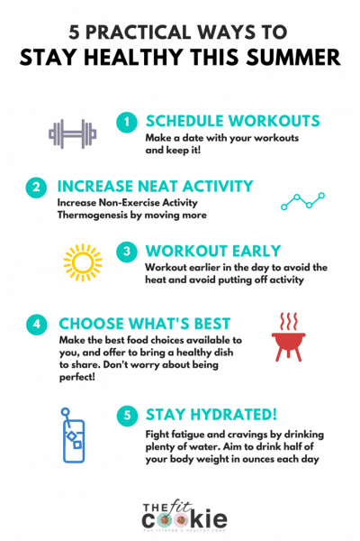 5 Practical Ways to Stay Healthy this Summer • The Fit Cookie