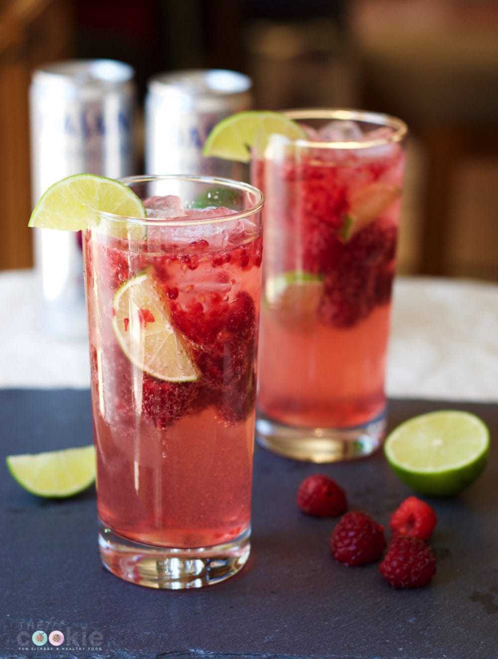 Take a break from the heat with this refreshing Rasberry Lime Sparkling Water mocktail made with DASANI® Sparkling. It's low carb, has no added sugar, and natural - #ad @thefitcookie #cbias #FindYourSparkle @dasaniwater #glutenfree #vegan #lowcarb #mocktail