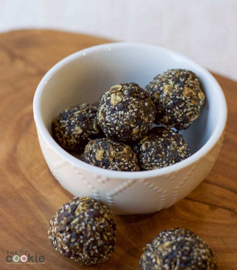 Cranberry Chia Protein Bites • The Fit Cookie