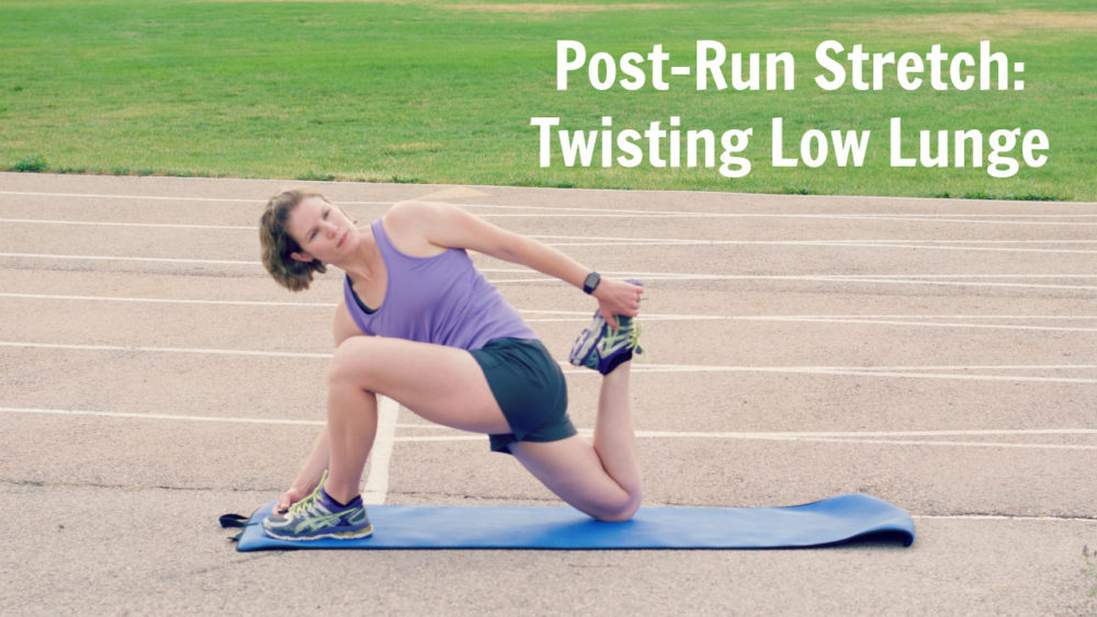 Once you're done with your run, don't forget to cool down and stretch! Here's one of my favorite post-run stretches with variations