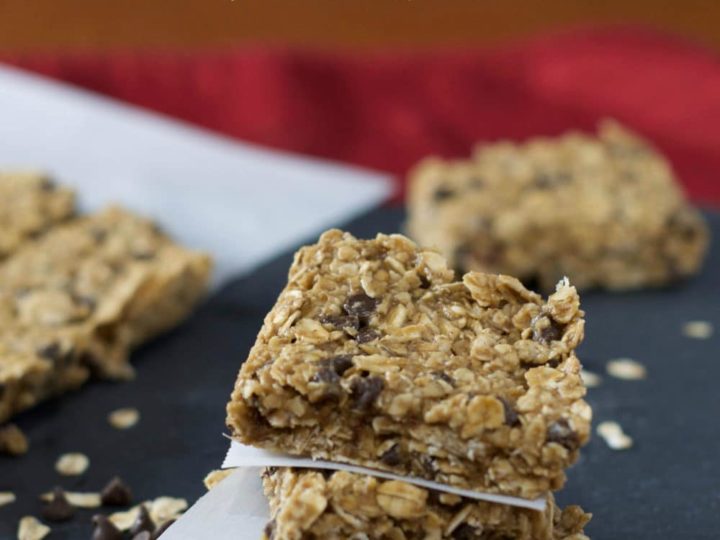 Image for No Bake Chocolate Chip Oat Bars (Gluten Free and Vegan)