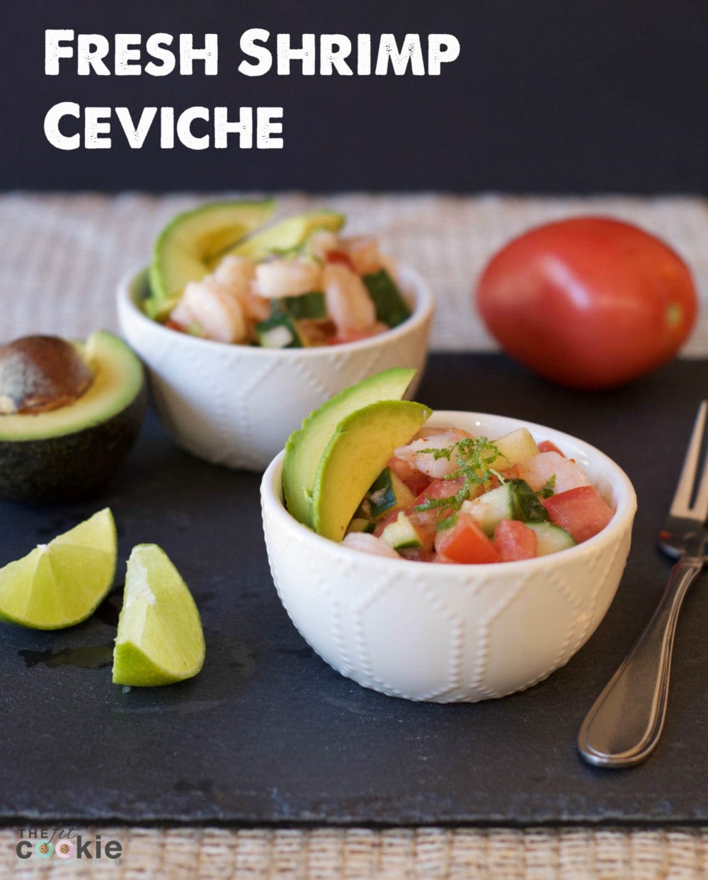 Easy Shrimp Ceviche (Recipe Redux) - @thefitcookie #paleo #thereciperedux #salad