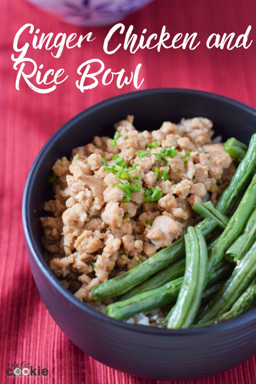 Quick and easy weeknight meal: Ginger Chicken & Rice Bowl (Gluten and Soy Free) - @TheFitCookie #recipe #glutenfree #soyfree #fitfluential