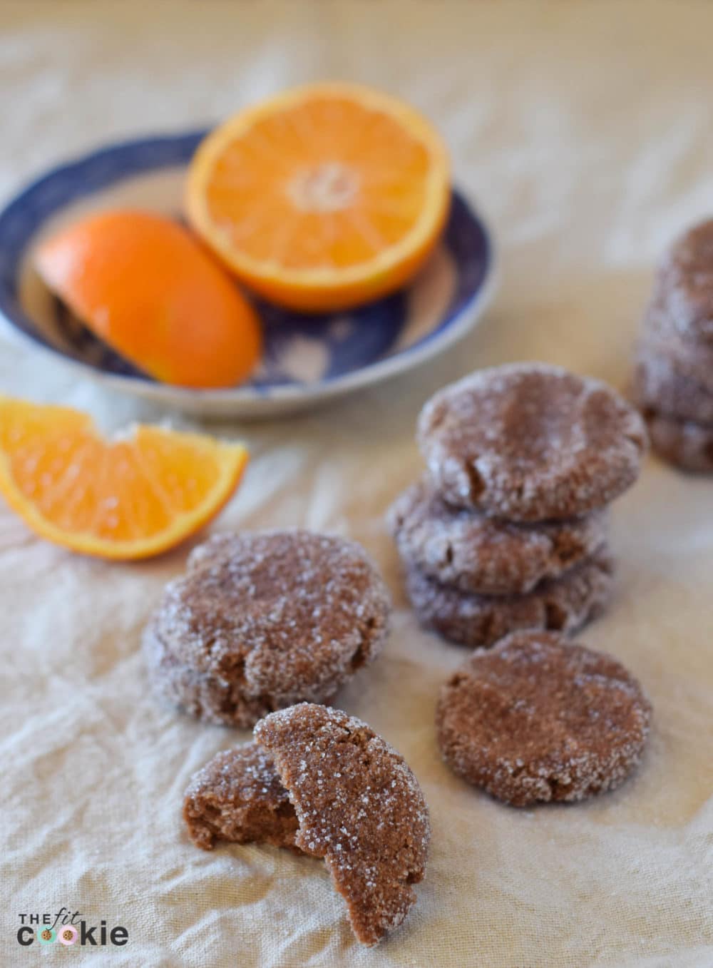 Grain-Free Chocolate Orange Cookies (#GrainFree & #Vegan) - @TheFitCookie #thereciperedux 