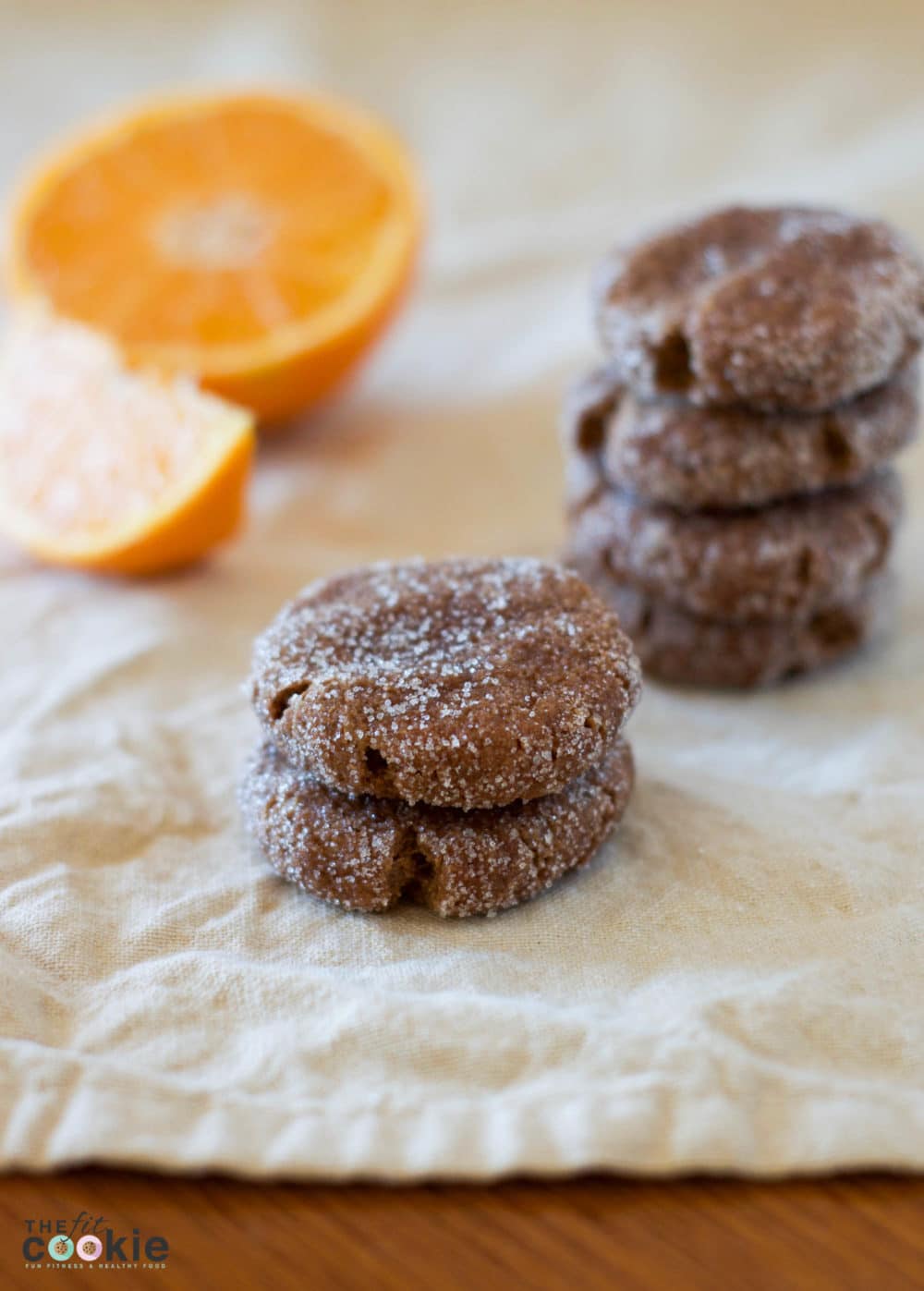 Grain-Free Chocolate Orange Cookies (#GrainFree & #Vegan) - @TheFitCookie #thereciperedux 
