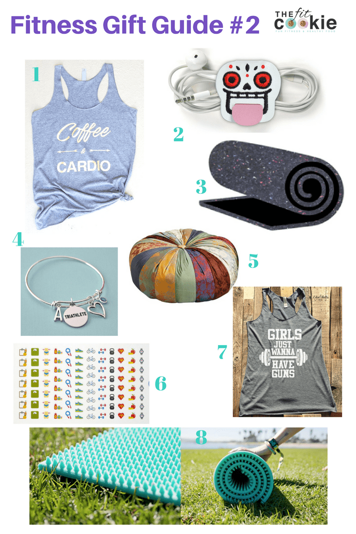 gym and fitness gift guide collage image
