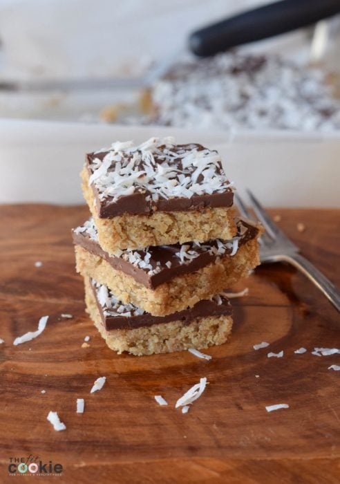 Gluten Free Chocolate Cookie Bars | If you love to bake or make treats for your job, it's still important to keep life balanced and healthy. If you want to stay fit and healthy while continuing to bake, here are some nutrition tips for bakers that are practical and easy to do!