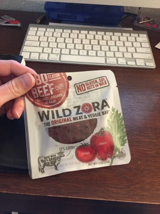 Wild zora meat and veggie bar