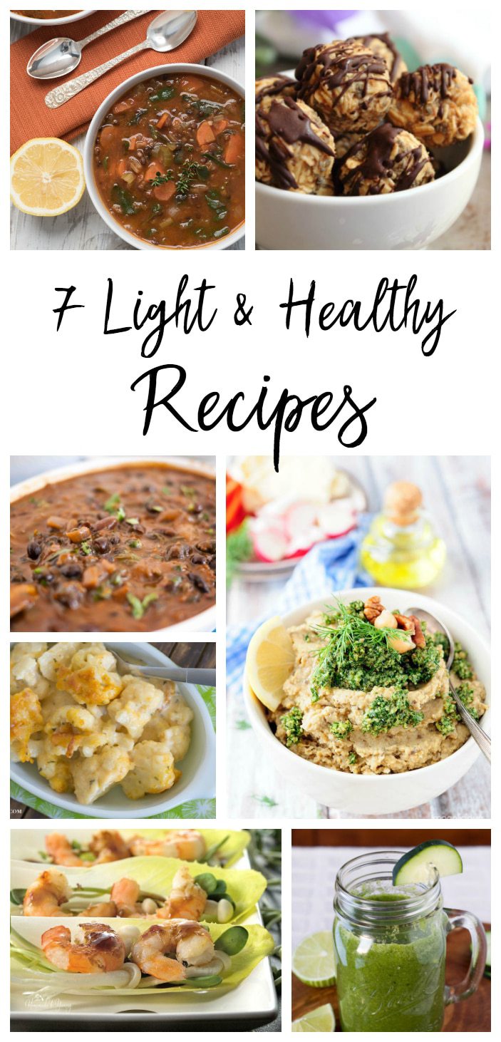 Food Blog Genius Recipe Collaboration for January: Light and Healthy Recipes! #FoodBlogGenius #healthy