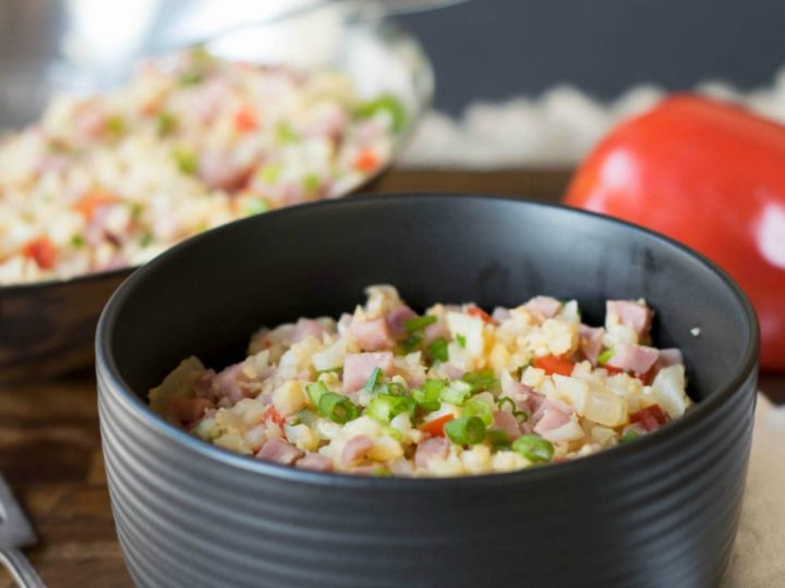 Image for Simple Pork Fried Cauliflower Rice (Egg and Soy Free)