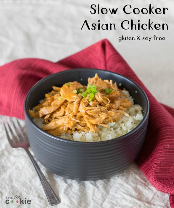 Slow Cooker Asian Chicken (Gluten and Soy Free) • The Fit Cookie