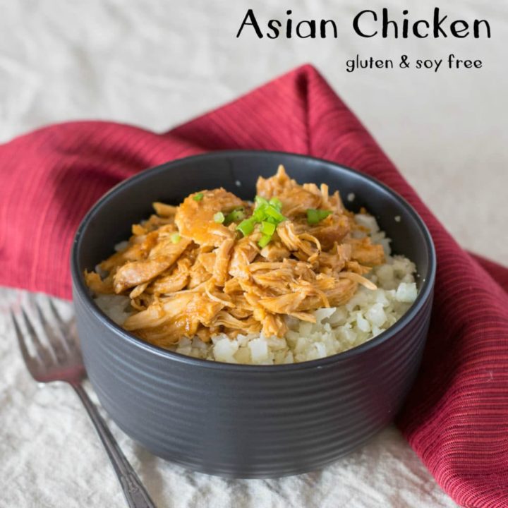 Slow Cooker Asian Chicken (Gluten and Soy Free) • The Fit Cookie