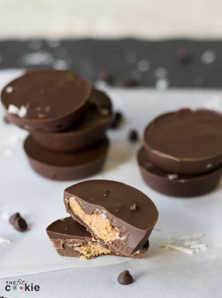 Cheer Up Almond Butter Cups (Dairy Free) • The Fit Cookie