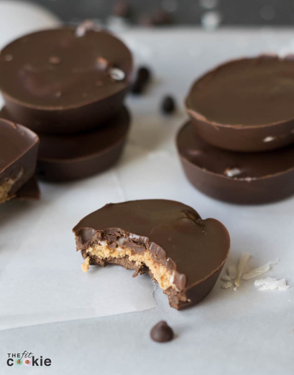 Crush cravings the healthy way! Cheer Up Almond Butter Cup recipe from The Sexyfit Method book (gluten free, vegan, and peanut free) - @TheFitCookie #healthy