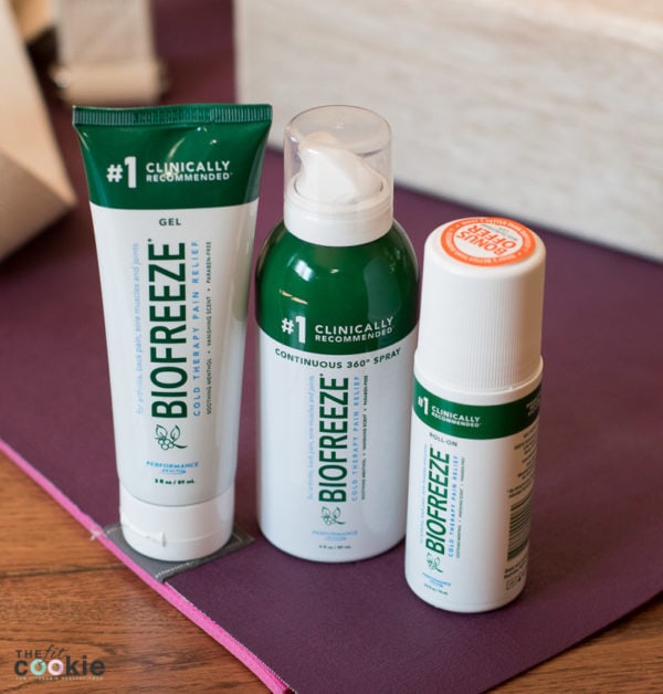 close up photo of biofreeze professional products for workout recovery
