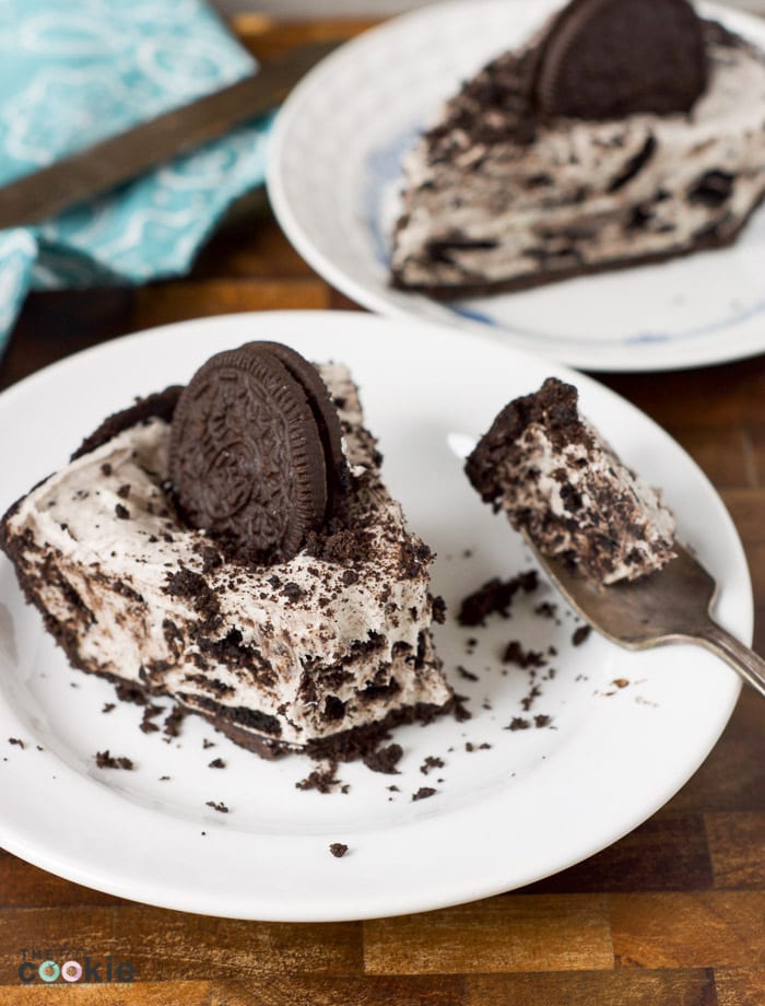 Gluten Free Oreo Icebox Cake (Dairy Free) • The Fit Cookie