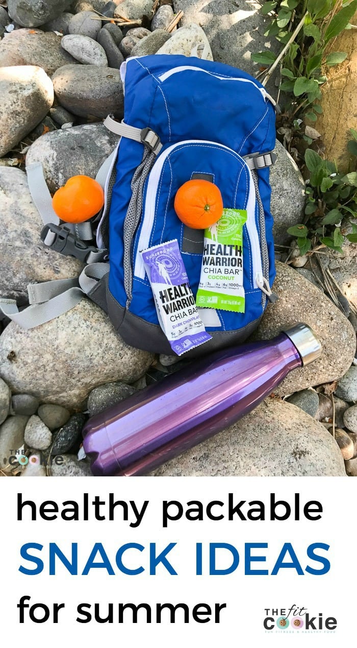 Whether you're at the beach, the pool, going hiking, or heading to work, you can stick with your healthy eating plan with these healthy packable snack ideas for summer! Sponsored by @HealthWarrior #HealthWarriorWay